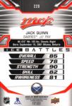 2022-23 Upper Deck MVP Ice Battles #228 Jack Quinn SP