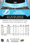 2021-22 Upper Deck MVP #205 Andrei Vasilevskiy SP