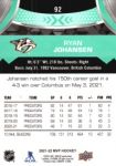 2021-22 Upper Deck MVP #92 Ryan Johansen