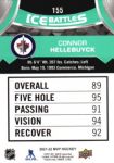 2021-22 Upper Deck MVP Ice Battles #IB155 Connor Hellebuyck