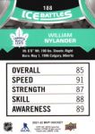 2021-22 Upper Deck MVP Ice Battles #IB188 William Nylander