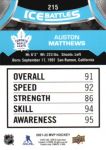 2021-22 Upper Deck MVP Ice Battles #IB215 Auston Matthews SP
