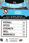 2021-22 Upper Deck MVP Ice Battles #IB219 Sidney Crosby SP