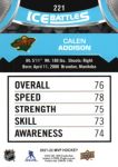 2021-22 Upper Deck MVP Ice Battles #IB221 Calen Addison SP