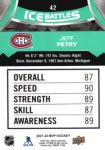 2021-22 Upper Deck MVP Ice Battles #IB42 Jeff Petry