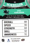2021-22 Upper Deck MVP Ice Battles #IB65 Erik Karlsson