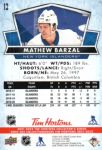 2021-22 Upper Deck Tim Hortons #13 Mathew Barzal