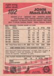 1989-90 O-Pee-Chee #102 John MacLean
