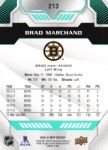 2020-21 Upper Deck MVP #213 Brad Marchand SP