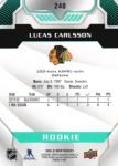 2020-21 Upper Deck MVP #240 Lucas Carlsson SP RC