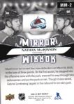 2020-21 Upper Deck MVP Mirror Mirror #MM2 Nathan MacKinnon