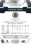 2020-21 Upper Deck MVP Silver Script #109 Charlie Coyle