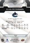 2020-21 Upper Deck MVP Silver Script #211 Elias Pettersson