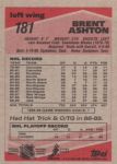 1989-90 Topps #181 Brent Ashton DP