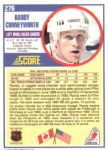 1990-91 Score Canadian #276 Randy Cunneyworth