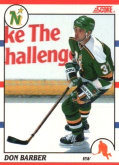 1990-91 Score Canadian #284 Don Barber