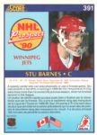 1990-91 Score Canadian #391 Stu Barnes RC