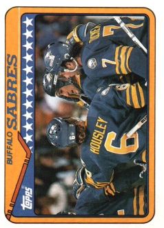 1990-91 Topps #262 Sabres Team/Phil Housley