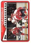 1990-91 Topps #394 Capitals Team/Kirk Muller/Scott Stevens