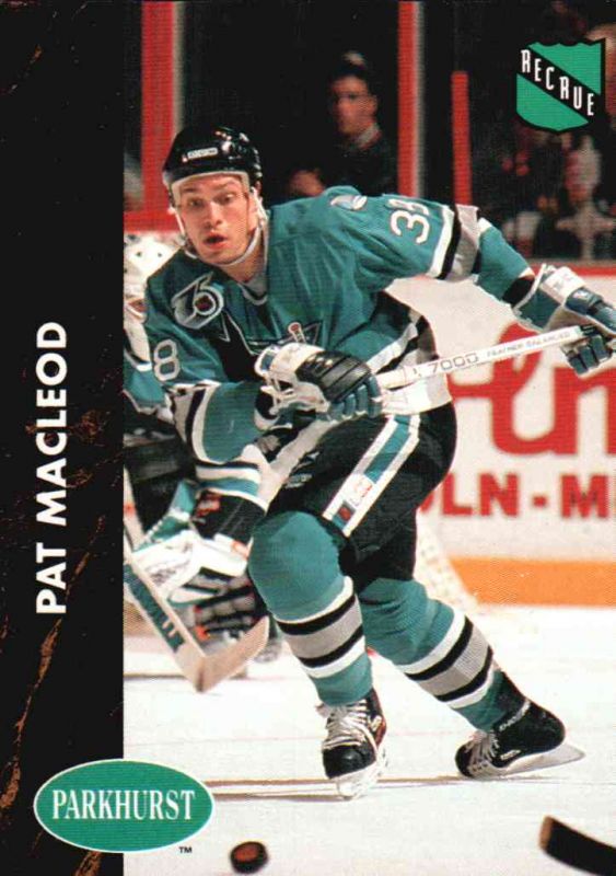 1991-92 Parkhurst French #161 Pat MacLeod RC
