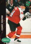 1991-92 Parkhurst French #344 Corey Foster RC