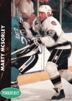 1991-92 Parkhurst French #69 Marty McSorley