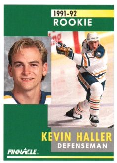 1991-92 Pinnacle #307 Kevin Haller RC