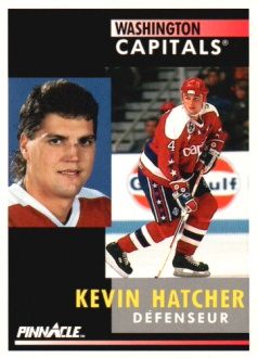 1991-92 Pinnacle French #131 Kevin Hatcher