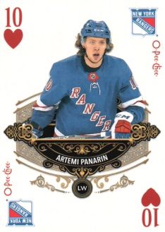 2020-21 O-Pee-Chee Playing Cards #10HEARTS Artemi Panarin Upper Deck