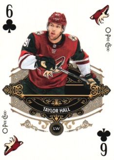 2020-21 O-Pee-Chee Playing Cards #6CLUBS Taylor Hall Upper Deck
