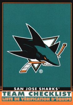 2020-21 O-Pee-Chee Retro Black #574 San Jose Sharks CL Upper Deck
