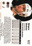 1991-92 Pro Set #577 Bruce Driver CAP