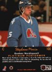 1991-92 Pro Set Platinum #100 Stephane Morin