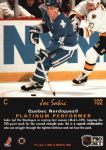 1991-92 Pro Set Platinum #102 Joe Sakic