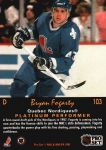 1991-92 Pro Set Platinum #103 Bryan Fogarty