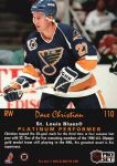 1991-92 Pro Set Platinum #110 Dave Christian