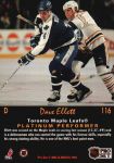 1991-92 Pro Set Platinum #116 Dave Ellett