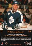 1991-92 Pro Set Platinum #119 Mike Krushelnyski