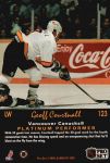 1991-92 Pro Set Platinum #123 Geoff Courtnall
