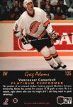 1991-92 Pro Set Platinum #125 Greg Adams