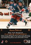 1991-92 Pro Set Platinum #82 James Patrick