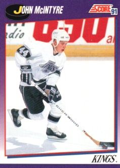 1991-92 Score American #182 John McIntyre