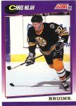 1991-92 Score American #197 Chris Nilan